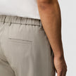 Tech Linen Elastic Pants Raw Beige