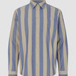 Tech Linen Casual Shirt Coastal Stripes