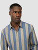 Tech Linen Casual Shirt Coastal Stripes