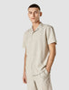 Tech Linen Bowling Short Sleeve Shirt Sandshell