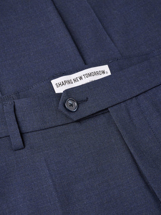 Tech Wool Suit Pants Regular Navy