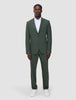 Tech Wool Suit Pants Regular Green Night