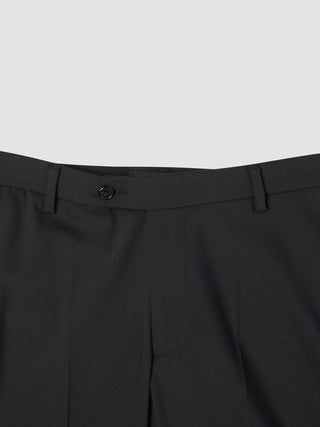 Tech Wool Suit Pants Relaxed Fit Black