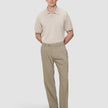 Tech Wool Suit Pants Relaxed Fit Sand