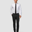 Tech Wool Suit Pants Slim Black