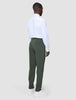 Tech Wool Suit Pants Slim Green Night