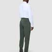 Tech Wool Suit Pants Slim Green Night