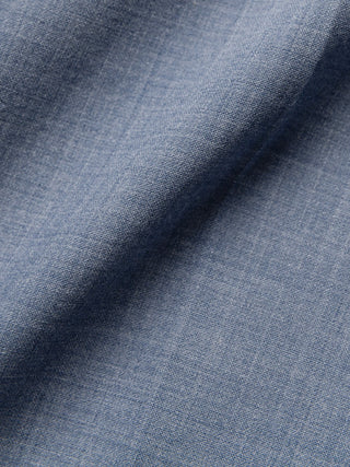 Tech Wool Suit Pants Slim Light Blue