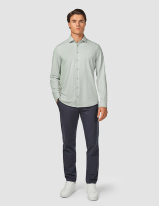 Travel Shirt Mint Grey Regular
