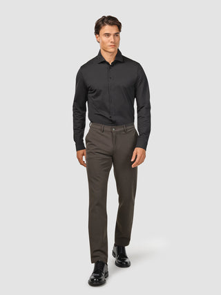Travel Shirt Black Slim