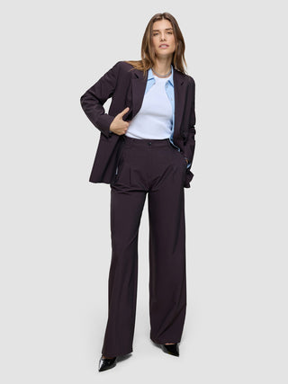 Women's Avira Pants Wide Burgundy Berry