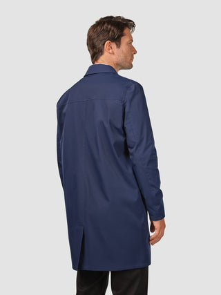 Waterproof Trench Coat Navy