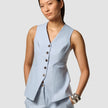Essential Set Long Vest & Wide Pants