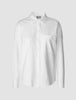 Oversized Long Sleeve Shirt White