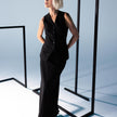 Essential Vest Long Black