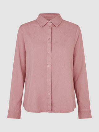 Women's Linen Shirt Dusty Cerise