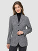 Women Ashryn Blazer Domino Herringbone