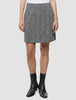 Ashryn Set Domino Herringbone Blazer and Short Skirt