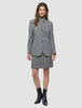 Women Ashryn Short Skirt Domino Herringbone