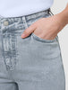 Women's Classic Jeans Relaxed Light Grey Washed