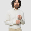 Classic Shirt Beige Twill Slim