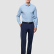 Classic Shirt Light Blue Herringbone Regular