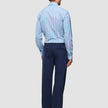 Classic Shirt Light Blue Herringbone Slim