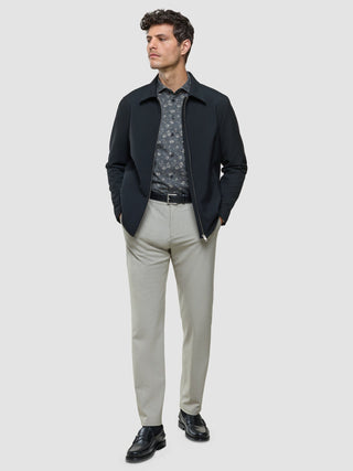 Classic Shirt Grey Floral Slim