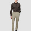 Classic Shirt Brown Pinstripes Slim