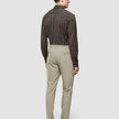 Classic Shirt Brown Pinstripes Regular