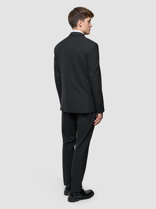 Double Breasted Essential Blazer Black