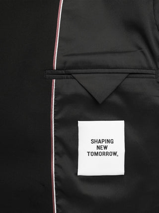 Double Breasted Essential Blazer Black