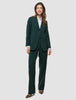 Women Ease Pants Straight Evergreen