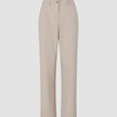 Women Ease Pants Straight Vanilla Melange