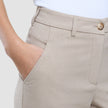 Women Ease Pants Straight Vanilla Melange