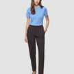 Women Ease Pants Tapered Mocha Melange