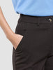 Women Ease Pants Tapered Mocha Melange