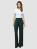 Women Ease Pants Wide Evergreen