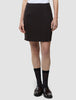 Women Ease Short Skirt Mocha Melange