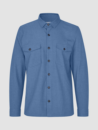 Ease Overshirt Blue Mirage