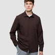 Effortless Shirt Dark Brown
