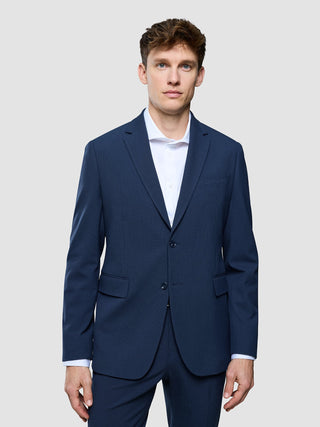 Essential Blazer Regular Navy Checks
