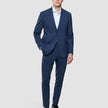 Essential Blazer Slim Navy Checks