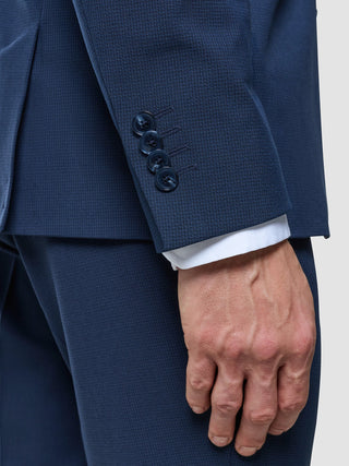 Essential Blazer Regular Navy Checks