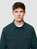 Essential Overshirt Pine Green
