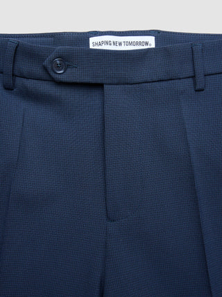 Essential Suit Pants Regular Navy Checks