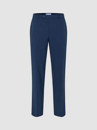 Essential Suit Pants Relaxed Fit Navy Checks