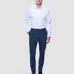 Essential Suit Pants Slim Navy Checks