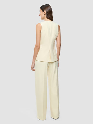 Essential Set Long Vest & Wide Pants