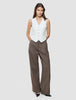 Women Essential Short Vest Off White